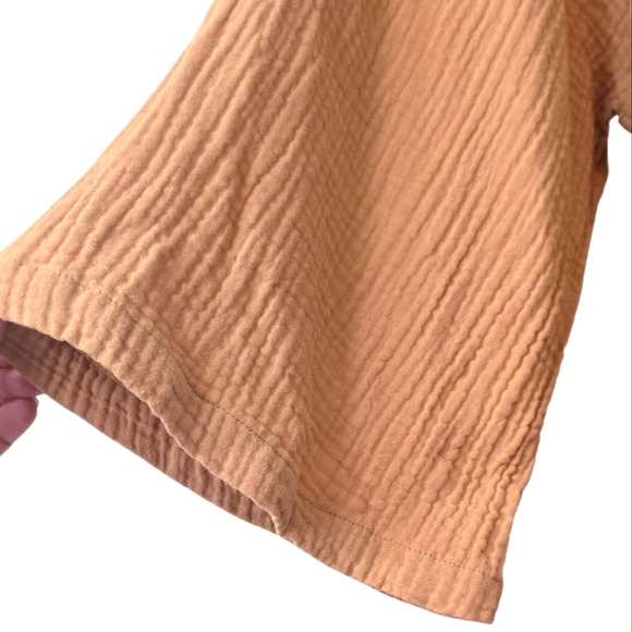 Cuddl Duds Glazed Honey Cotton Gauze Top Size M - Picture 5 of 9